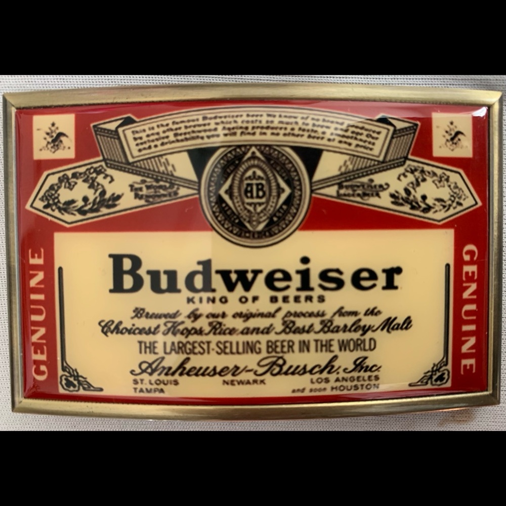 Budweiser Belt Buckle